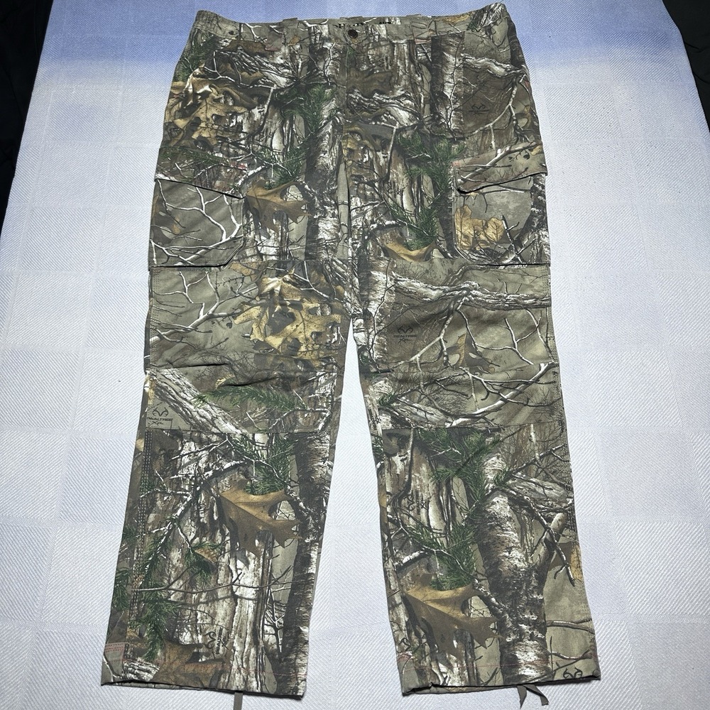 RedHead Silent-Hide Hunting‎ Cargo Pants Mens 3XT (46x33) Realtree Xtra Camo